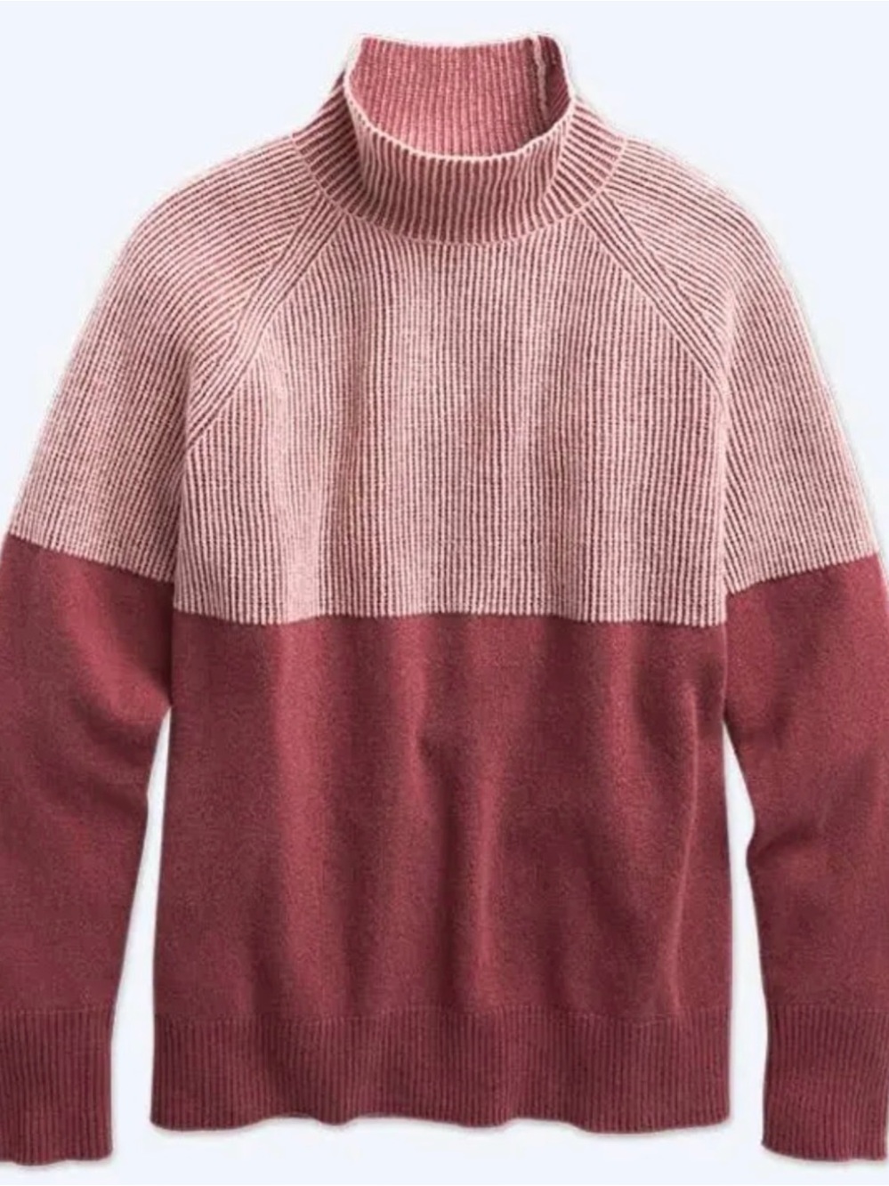 summersalt SOFT Ribbed Turtleneck Sweater